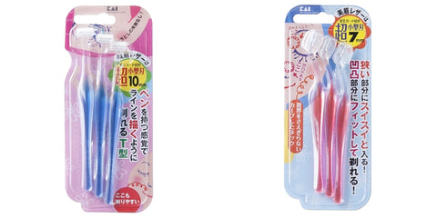 KAI Petit Eyebrow Safety Guard Razor T/L-Shape 3Count