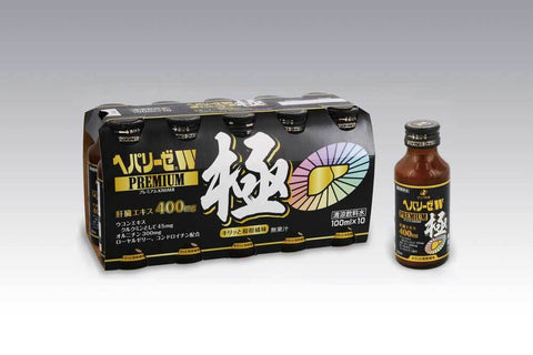 Zeria HEPALYSE W Premium KIWAMI 100ml ×10Sets hangover, nutritional fortification