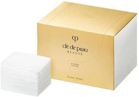 Shiseido Cle de Peau Beaute Le Coton 120 Sheets Skin Care Lotion Puff Pad