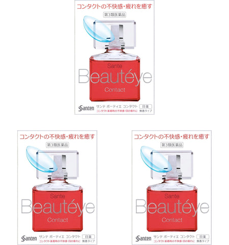 Santen SANTE Beautéye for Contact Lens 12ml 3Boxes