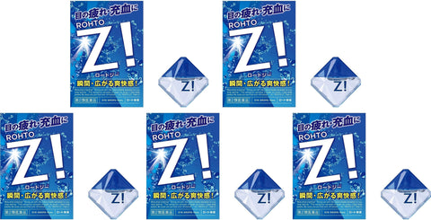 ROHTO Z ! Super Cooling Eye Drops 12ml 5Boxes