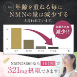 NMN Supplement 38500 mg (1 tablet 321 mg) Made in Japan High purity 100% 120 days LaboTech-pH