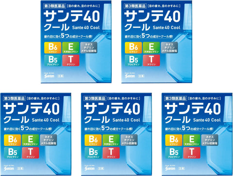 Sante 40 Cool Eye Drops 12ml 5Boxes