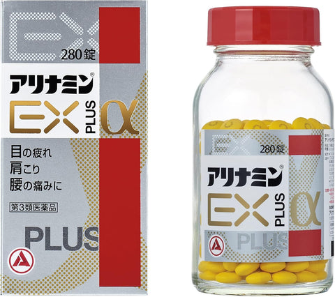 Alinamin EX Plus α Eye fatigue, stiff shoulders, and lower back pain Various