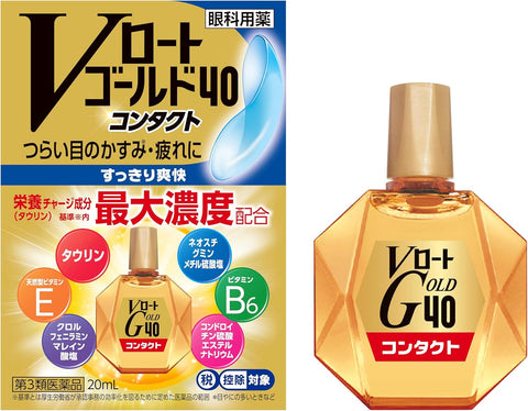 Eye Drops V Rohto Gold 40 Contact 20mL
