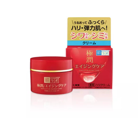 Rohto Hadalabo Gokujyun aging care cream 50g niacinamide hyaluronic acid